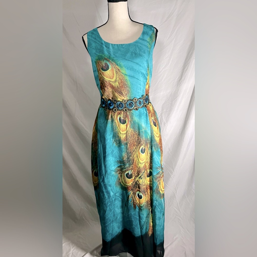 Maxi Dress with Belt